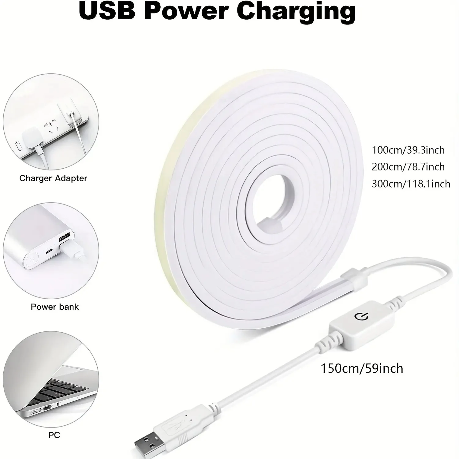 หลอดไฟนีออน LED ซิลิโคนคุณภาพสูง5V สวิตช์เซ็นเซอร์ตรวจจับการเคลื่อนไหวสัมผัสตู้ทำครัว DIY lampu tidur ไฟแบ็คไลท์ห้องนอน