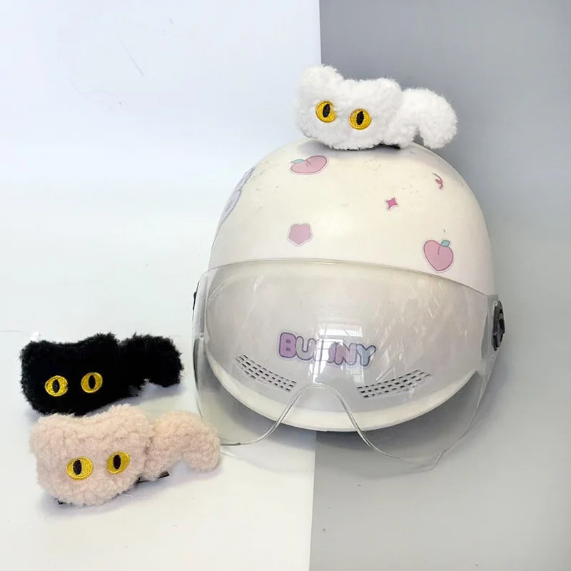 

Аксессуары для украшения мотоциклетных шлемов: забавная наклейка «Мускулистый кот», наклейка «Кошачьи ушки» (в форме парового хлеба с кошачьими ушками), быстросъемная наклейка.