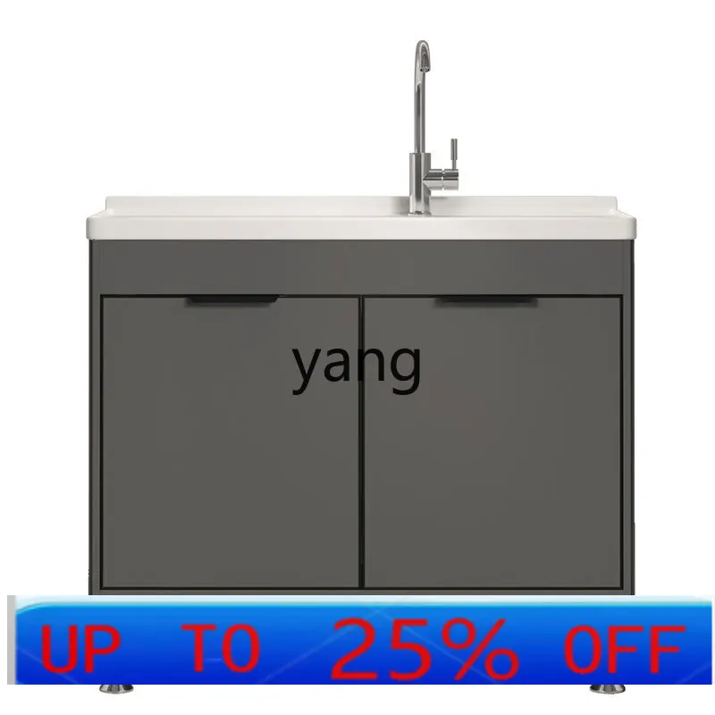 

CX Balcony Laundry Cabinet Combination Ceramic Laundry Pool Laundry Sink with Washboard