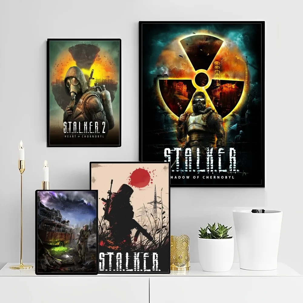 Stalker Game Self-adhesive Art Poster Whitepaper Prints Posters Artwork Home Decor