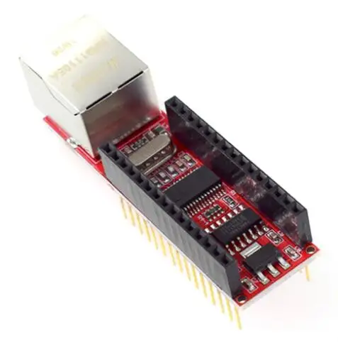 For Arduino Nano V3.0 Board ENC28J60 Ethernet HR911105A Shield RJ45 Webserver Module For Arduino Nano V3.0