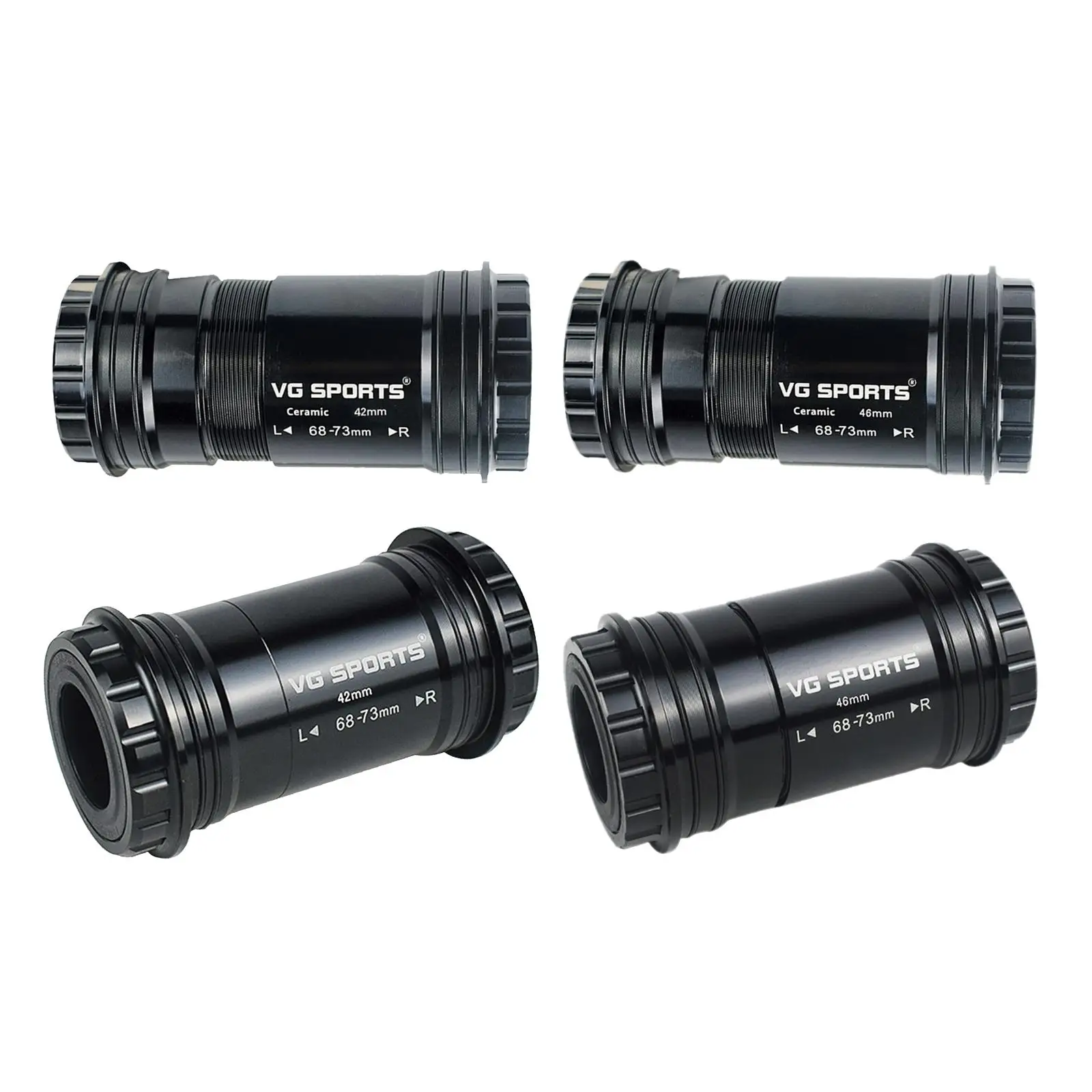 

Lightweight Bike Bottom Bracket BB30/PF30 Threading BB 68-72mm Wide Bottom Brackets Fits 24-24mm Spindles