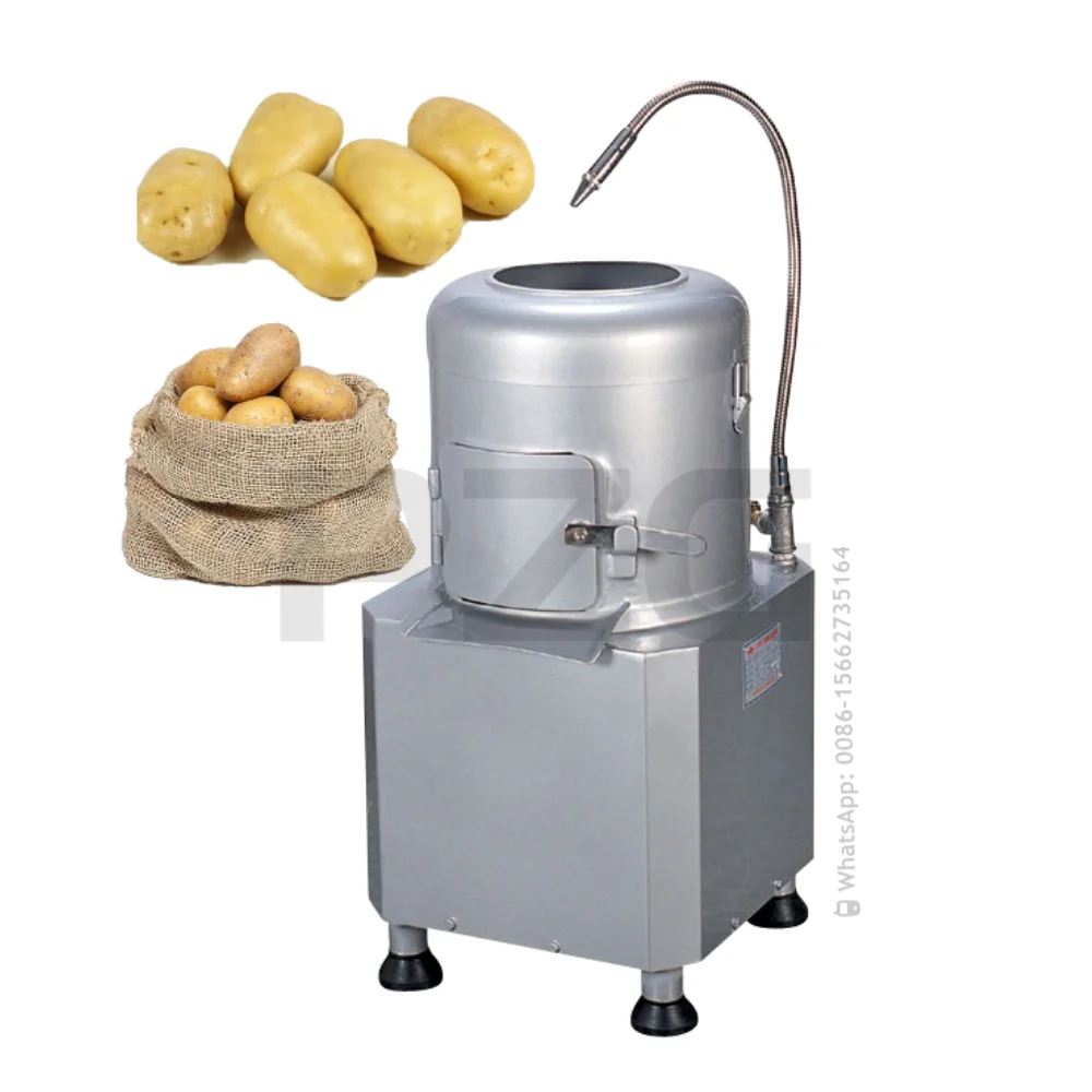 Automatic 8/15/30kg Potato Peeler Washing And Peeling Equipment Commercial Small Scale Potatoes Peeling Machine For Restaurant