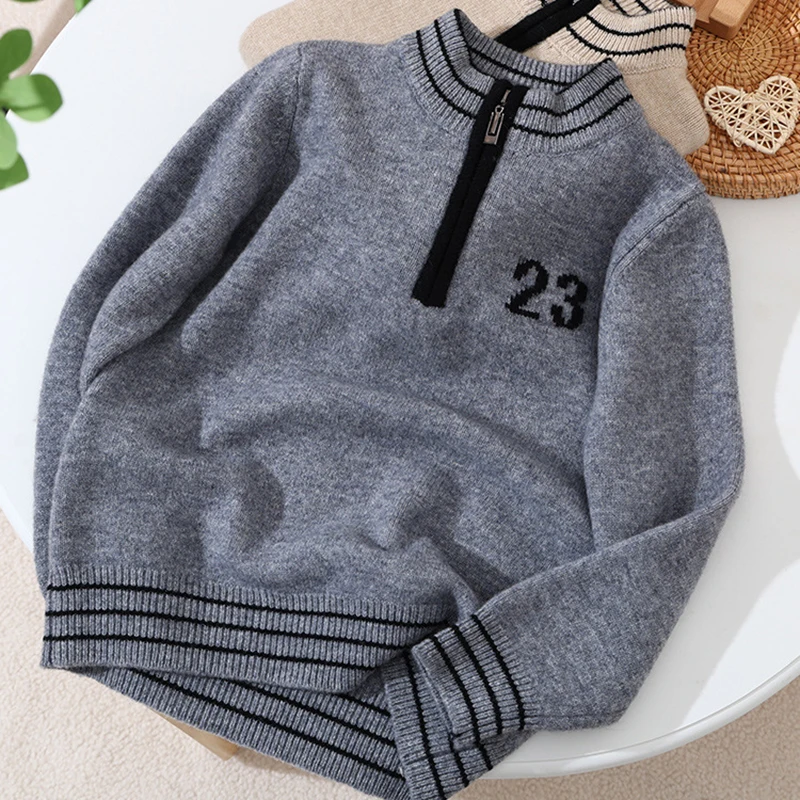 الأولاد رشاقته 100% رداء علوي من الصوف الاطفال الشتاء رقم 23 نمط كنزة صوف الفتيات الصوف رسالة معطف من قماش الكشمير القمم ملابس المراهقين #5