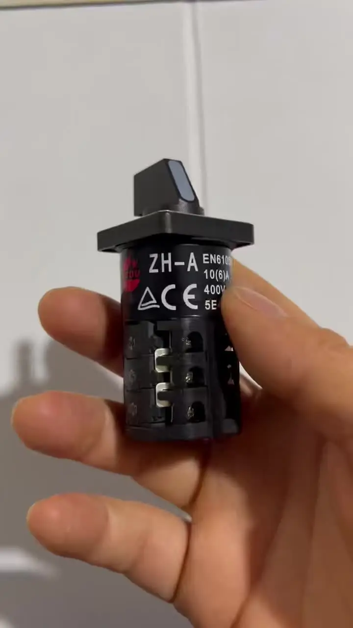 KEDU ZH-A пластиковый поворотный трехфазный переключатель 3HP 240