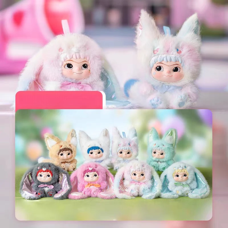 

Новая популярная слепая коробка Wakuku, плюшевая подвеска, лиса и кролик, озорный дневник, серия Wakuku, подарок на день рождения, Рождество, милый орнамент, загадочная коробка