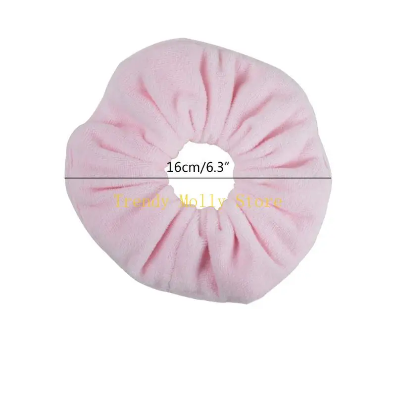 N5KB Handuk Rambut Scrunchies Pengering Rambut Scrunchies Microfiber Ikat Rambut Ekor Kuda