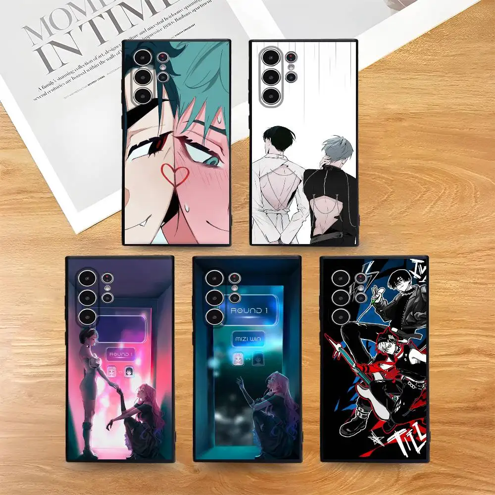 حافظة هاتف Anime Game A-Alien Stage حافظة من البولي يوريثان الناعم صديقة للبشرة متوافقة مع هاتف Samsung S21/S22/S23/S24/S25 FE/Plus/Ultra #1