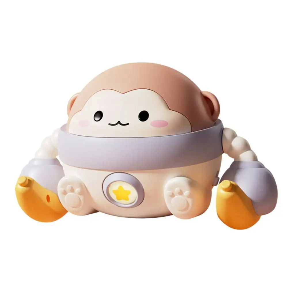 Touches Light Rolling Monkey Toy Flipping Educational Electric Crawling Monkey Toy Cartoon Electric Tumbling Monkey Toy Kids