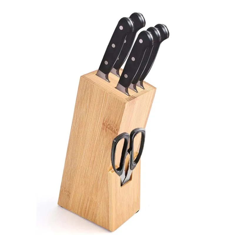 Wooden Knives Holder Practical Kitchen Organizers Storage Box Log Color Household Accessories Durable Organizer Boxes for Home