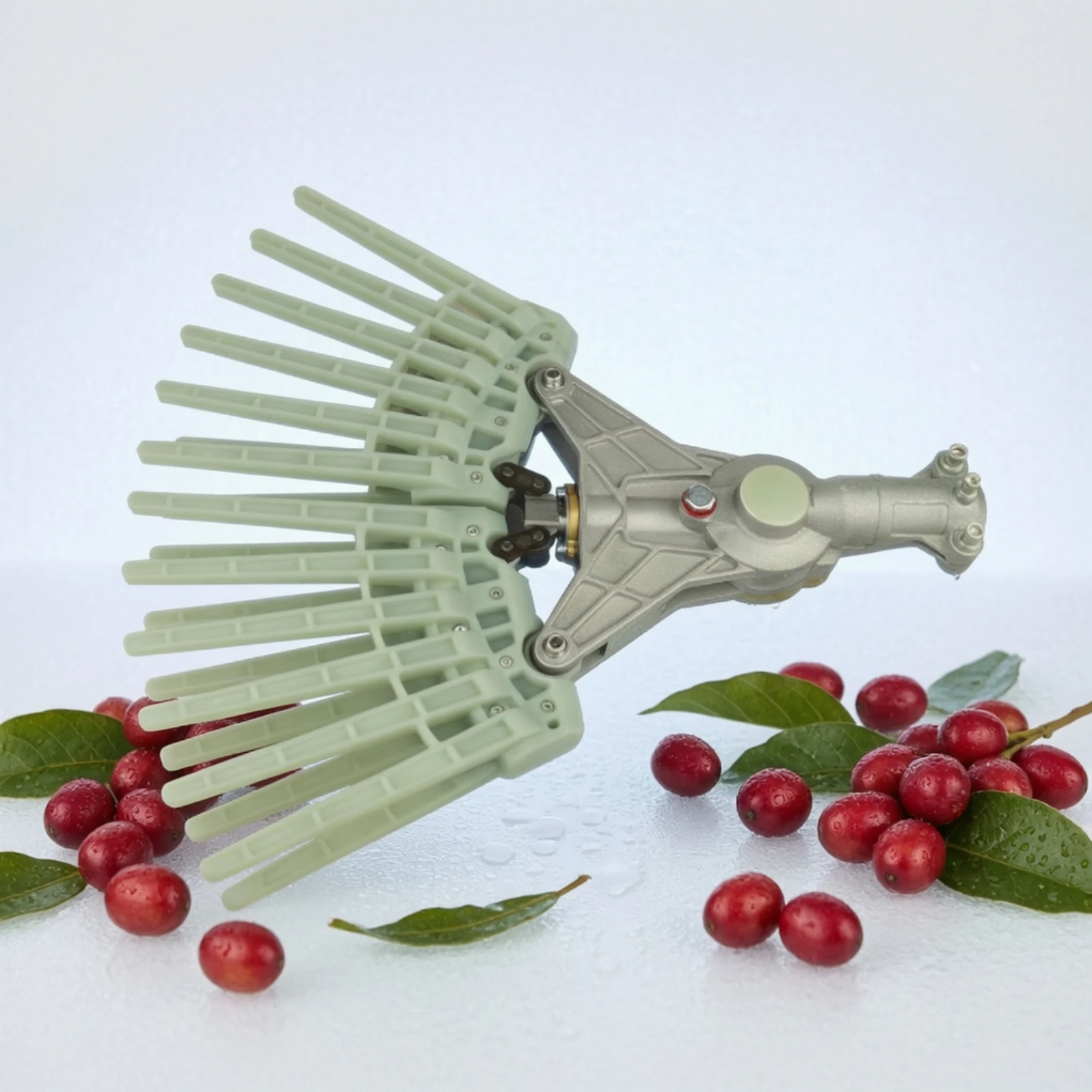 Coffee Harvester with Comb Head Handheld Coffee Bean Picker Harvester Rake Accurate Tool Convenient for Growers, Farms, Orchards