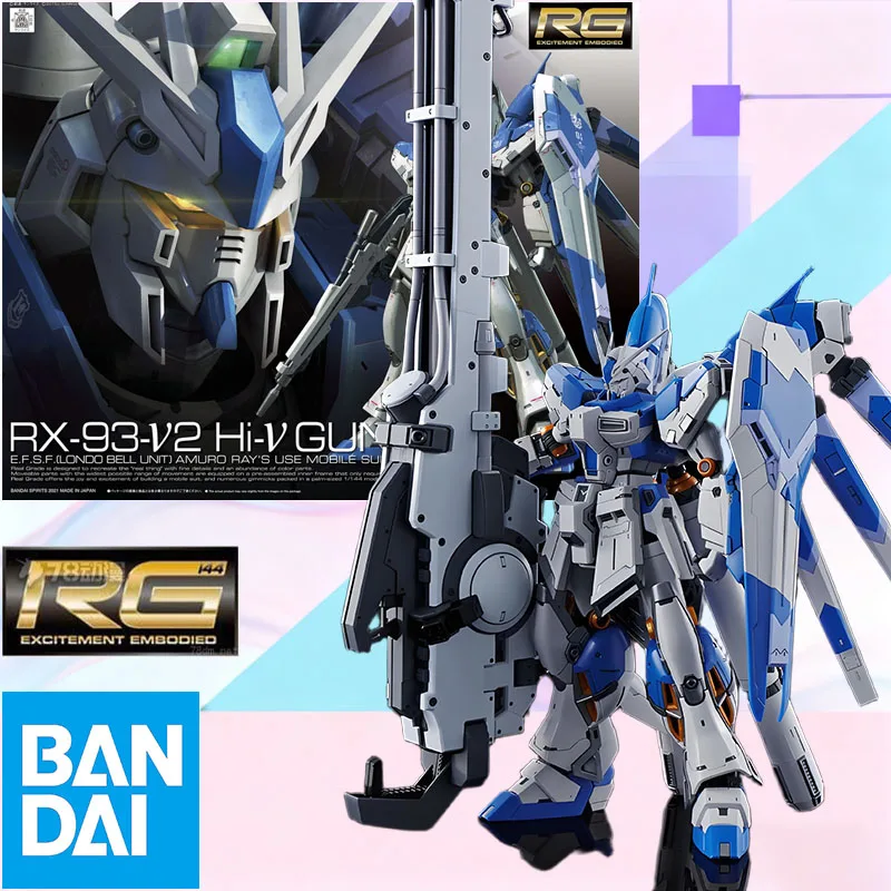 

В наличии BANDAI Original Box RG 1/144 RX-93-V2 HI-V GUNDAM Аксессуары Фигурка Модель Игрушка в подарок для детей Упаковка из пенопласта