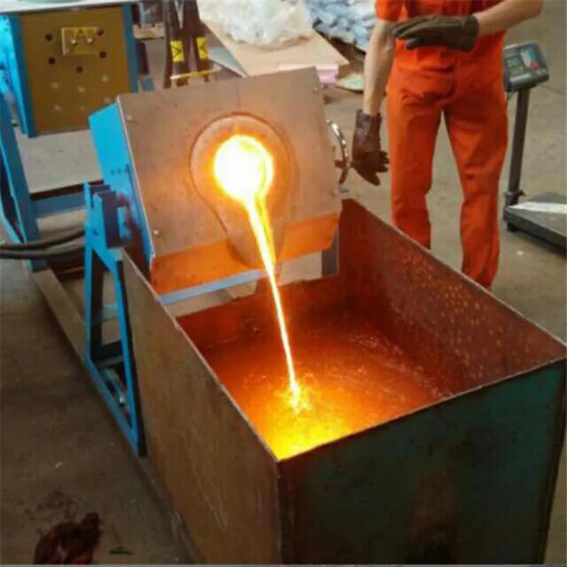 Small Casting Equipment Laboratory Metal Melting Medium Frequency Smelting Furnace