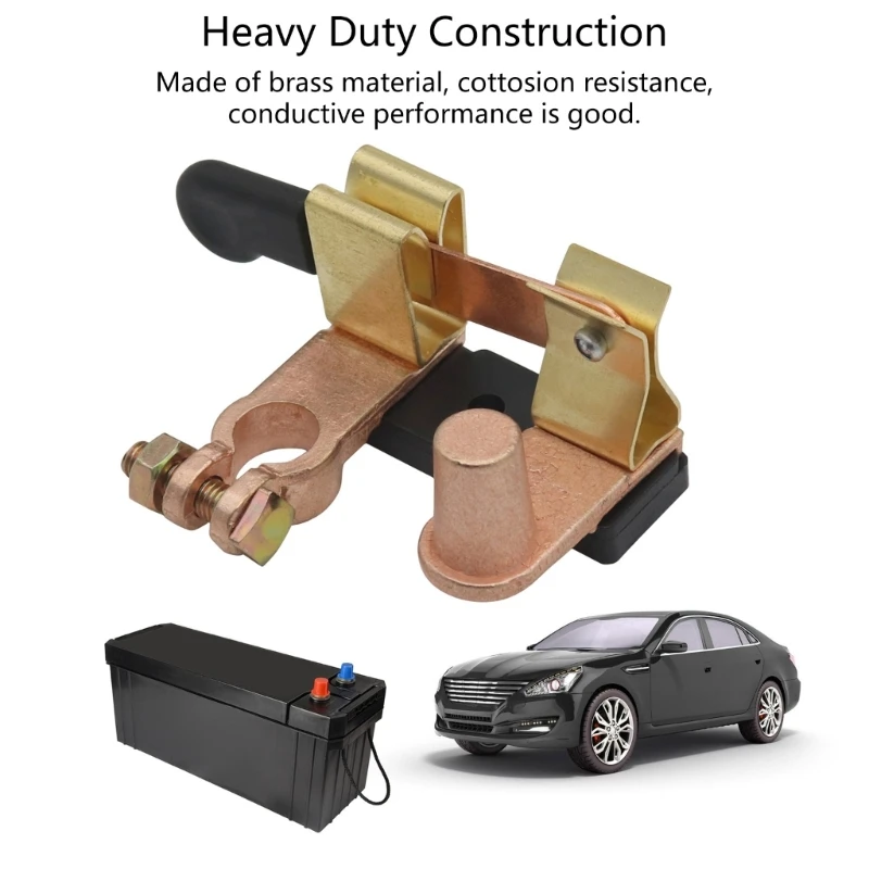 High Current Battery Main Switches 12V 250A Disconnect Power Cut Switches Heavy Duty Power Shutoff for Car & AOS