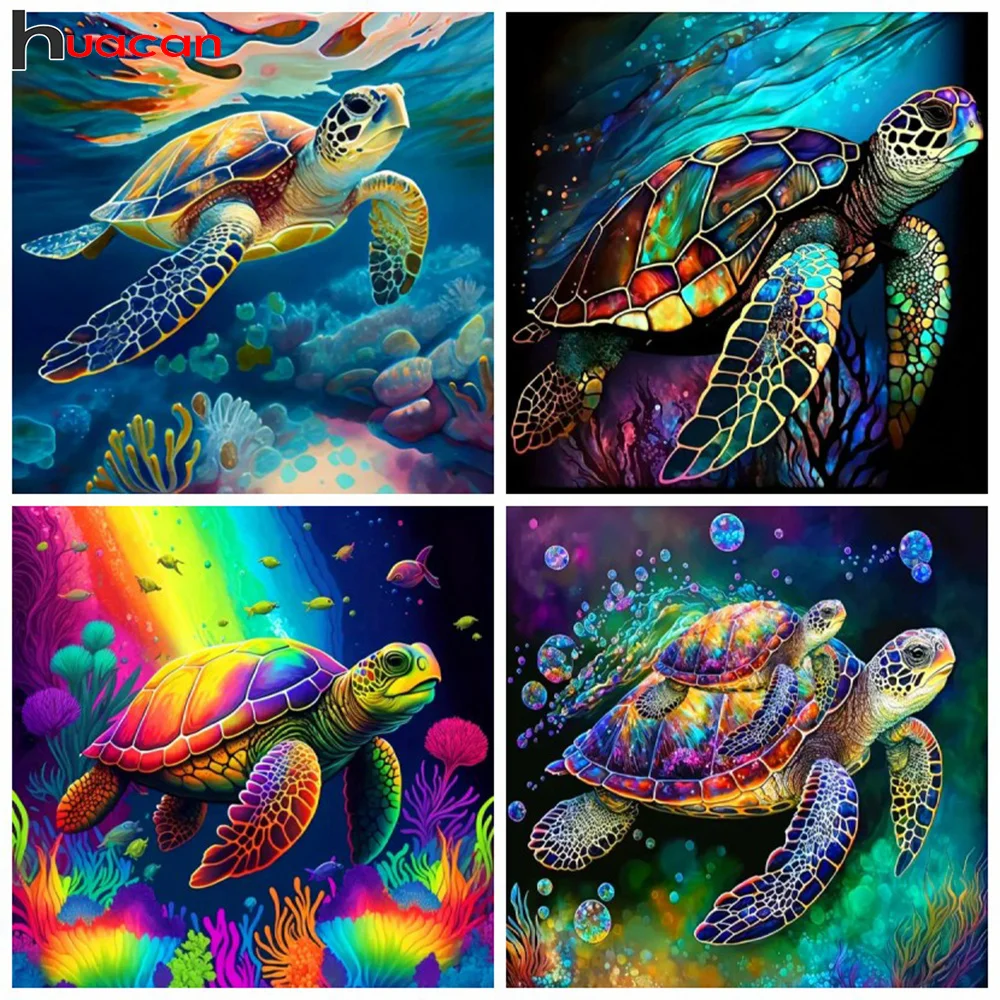 Huacan Diamant Malerei Set Tai Chi Sonnenblume volle quadratische runde Mosaik Stickerei Yin Yang Landschaft Wohnkultur