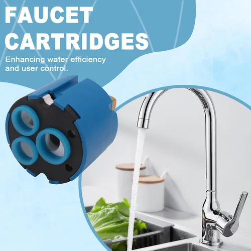 Imagen 2 del producto Cartucho de grifo de repuesto AT43-46048000 para grifo mezclador de una sola palanca Grohe, cartucho de válvula mezcladora de una sola mano