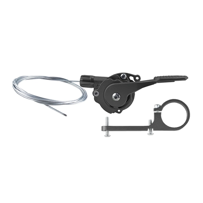 Litepro External 7 Speed Bicycle Finger Dial Derailleur Shifter Alloy Conjoined DIP Set With Shifter Cable For Brompton