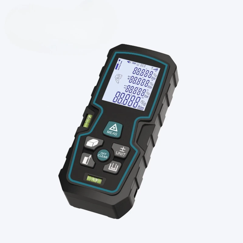 

Handheld Laser Rangefinders Double Horizontal Bubble Infrared Measuring Instrument Decoration Site Professional Electronic Ruler