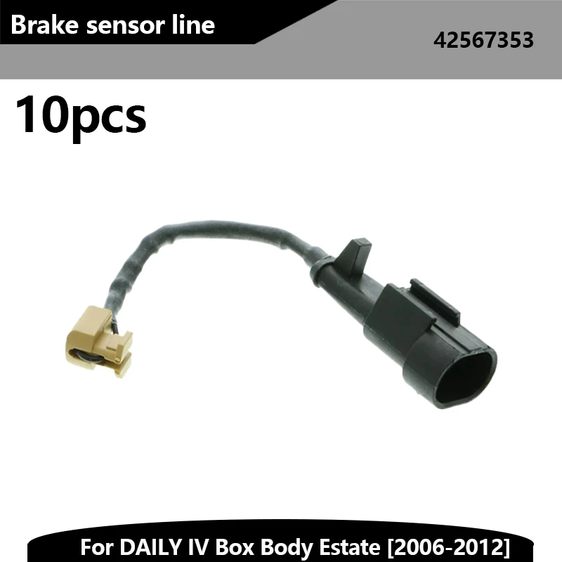 

10PCS Brake Pad Line 42567353 Brake pad wear sensor For Audi DAILY IV Box Body Estate 2006-2012 VW Touareg