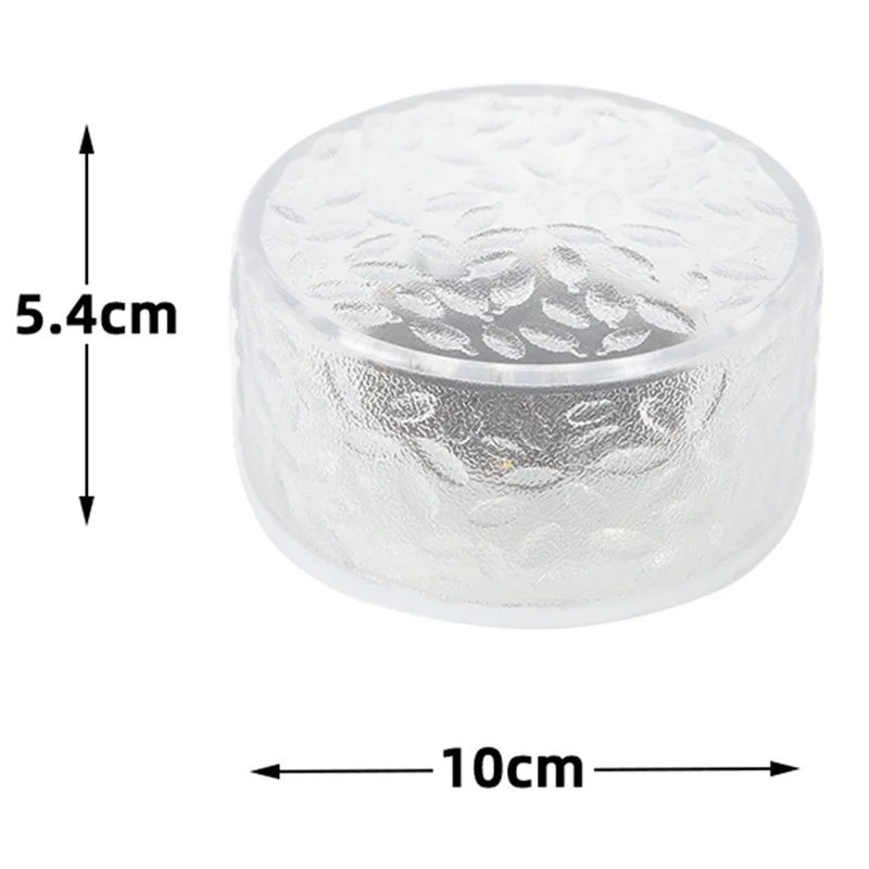 AF90-Runde Solar-Außenhof-wasserdichte LED-Außengarten-Rasenleuchte, Treppenleuchte (warmweiß), langlebig