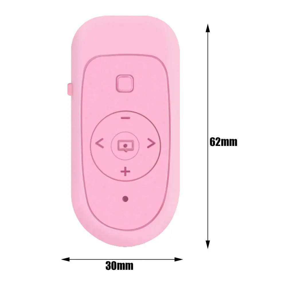 Bluetooth-compatible Remote Control Long Distance Portable Wireless Shutter Release Button Self-timer Page Turning Controller