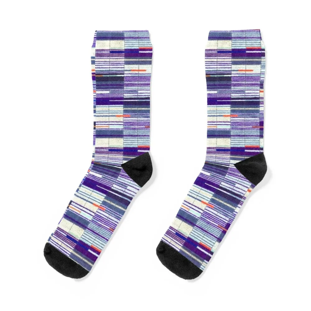 

Printed Image of ELIZABETH LINE UNDERGROUND MOQUETTE SEAT COVER Socks Men's Rugby Novelties gift Socks Woman Men's