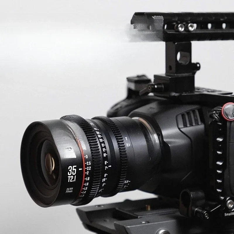 35MM T2.1 S35 movie lens, suitable for Canon, BMPCC6K, etc