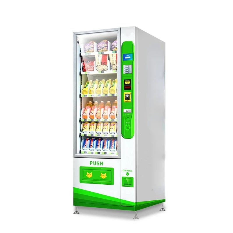 

Credit Card Available Combo Vending Machine Combination Snack Drinks Vending Machine With Card Reader