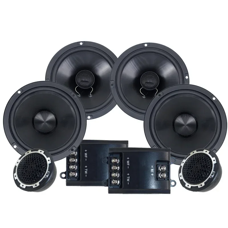 Alto-falante de áudio para carro modificado conjunto de alto-falante coaxial alto médio e baixo de 6 polegadas e 6,5 polegadas