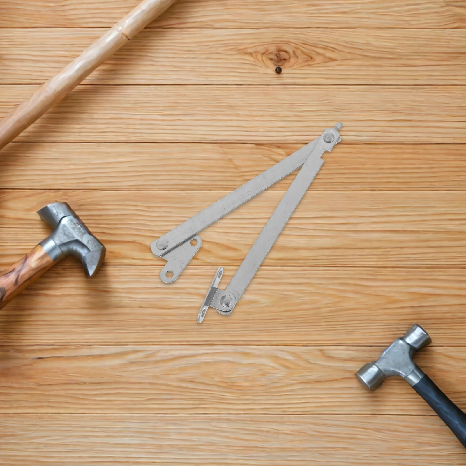 

6Pcs Folding Lid Stay Hinges Heavy Duty Thickened Iron Cabinet Hardware Soft Close Hidden Drop Desk Support for Chest Toolbox