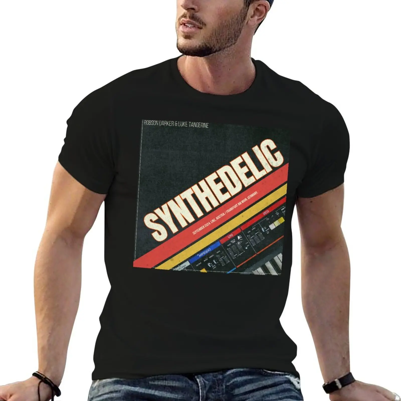 Synthedelic Merch by Robson Darker & Luke Tangerine T-Shirt sweat boys whites tshirts for men