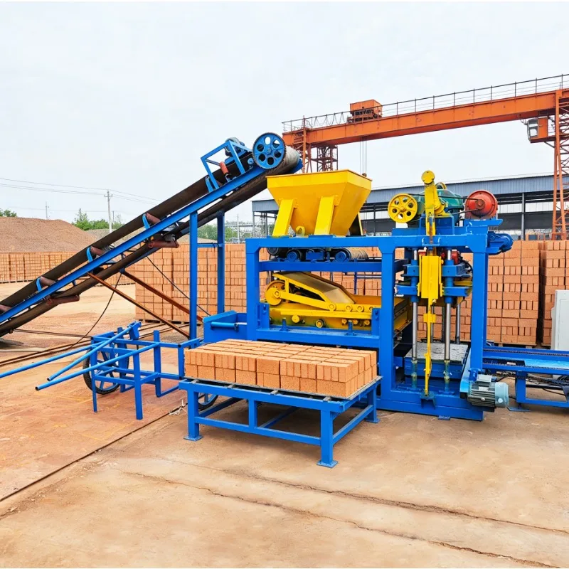 PLC Fully Automatic Brick Making Machinery Cement Concrete Hollow Block Production Line with Gearbox Mold Long Service Life