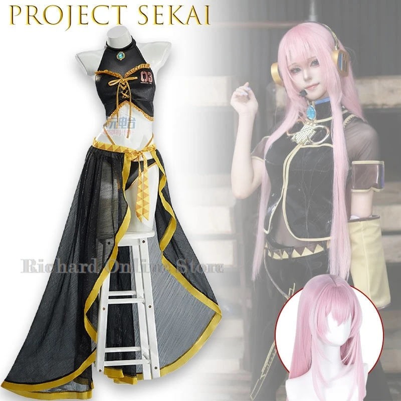 

Richard Online Store Project SEKAI Cosplay Swimsuit Two Piece Split Bathing Suit Anime Game Hot Spring Water Wear Female Rolepla