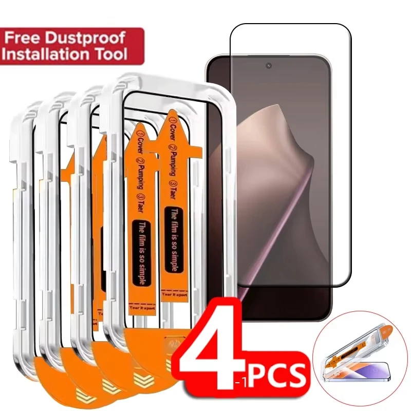 

1-4PCS HD Screen Protector For Samsung S26 Ultra Tempered Glass Galaxy S26 Edge S26 S26 Plus Dust-proof Installation Glass