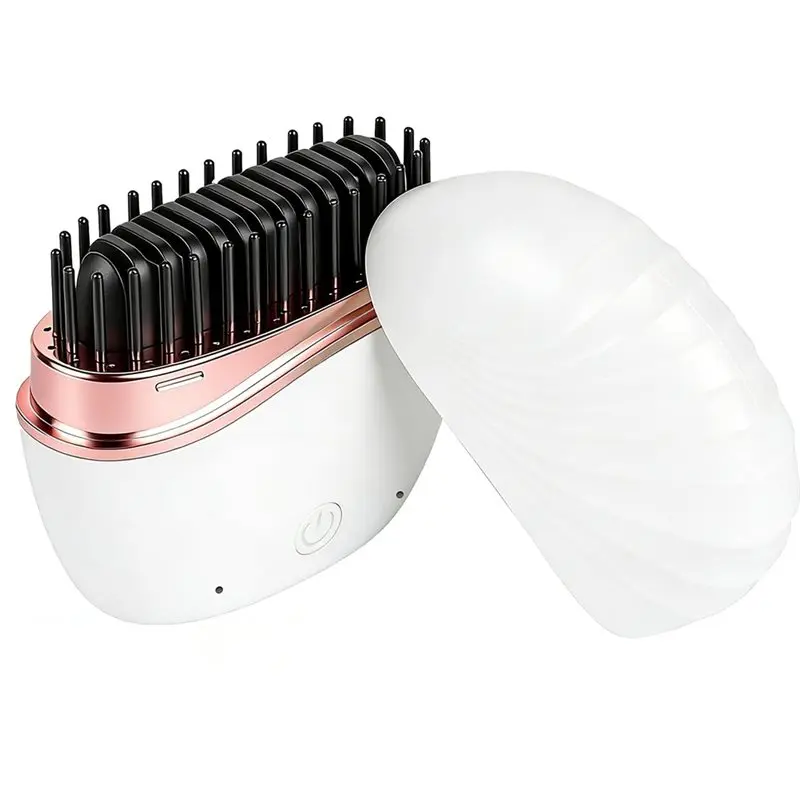 

B43C Rechargeable Portable Cordless Mini Straightening Comb, 3 Temperature Settings Hair Styler For Quick Touch-Ups