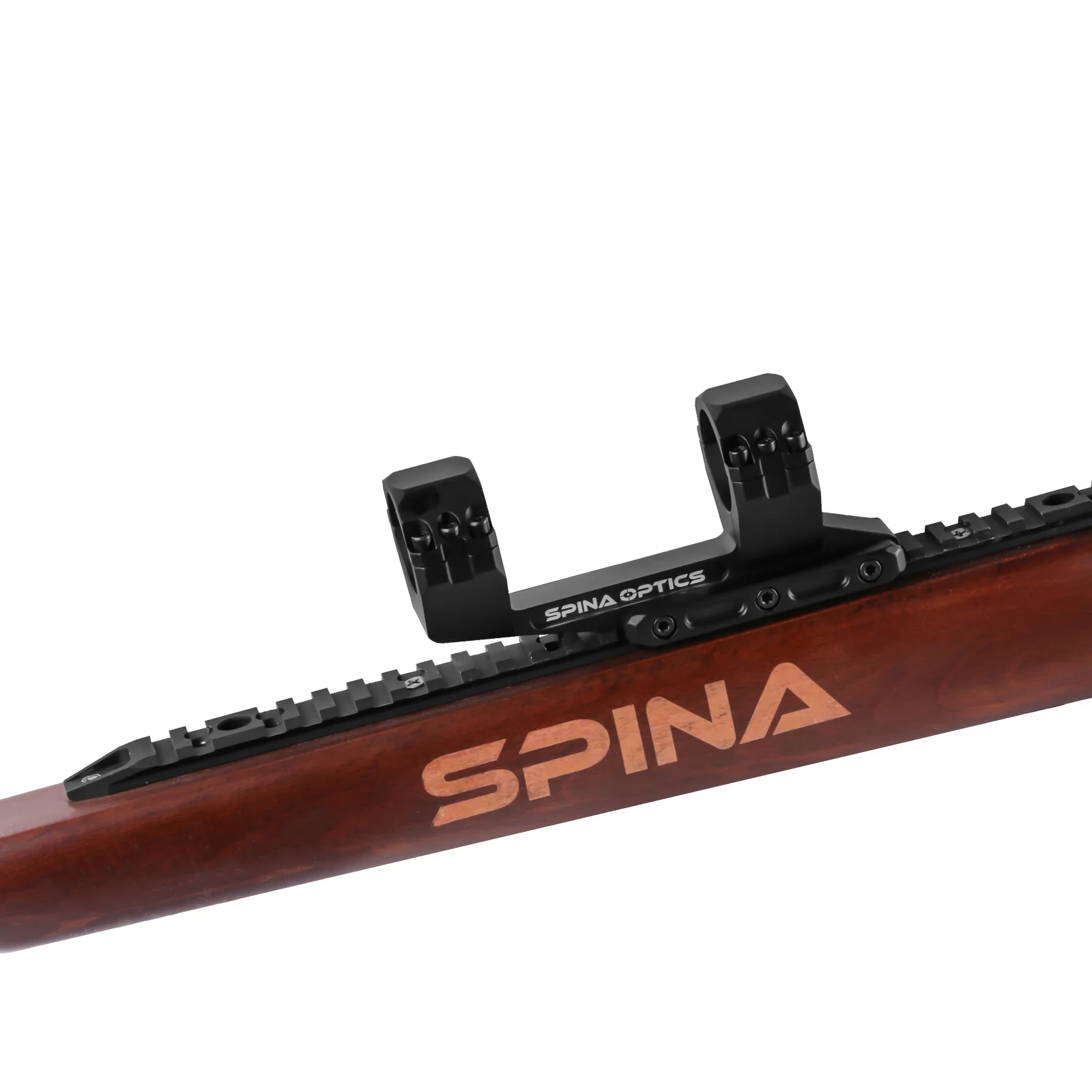 ​​SPINA OPTICS 6061-T6 วงแหวนอลูมิเนียมอากาศยาน 30มม ฐานรางพิคาทินี แรงต้านสูง ทนต่อการสะท้อนกลับแบบสั่นสะเทือน​​