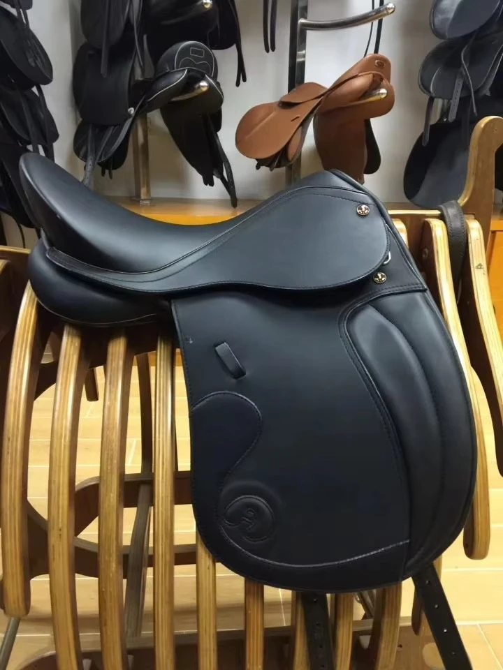 Australian Racing Horse Saddle Premium Leather Riding Equipment for Carriage Horse Riding