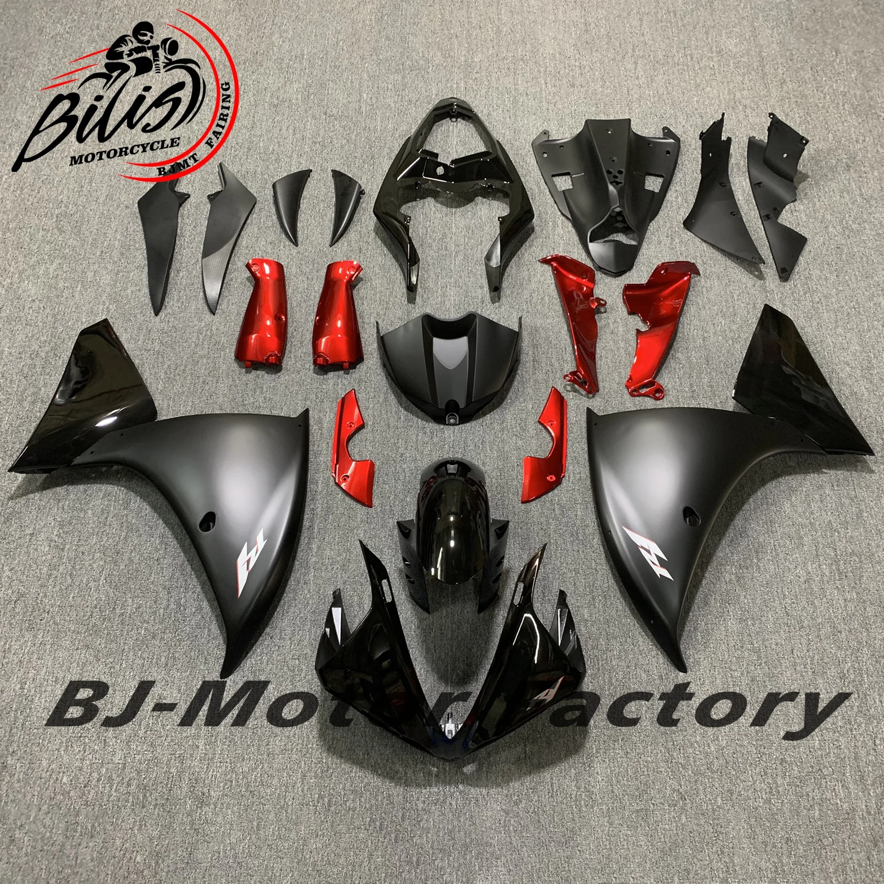 The new ABS fairing fits the motorcycle for Yamaha R1 2009 2010 2011 2012 2013 2014 R1 09 10 11 12 13 14 Fairing body kit