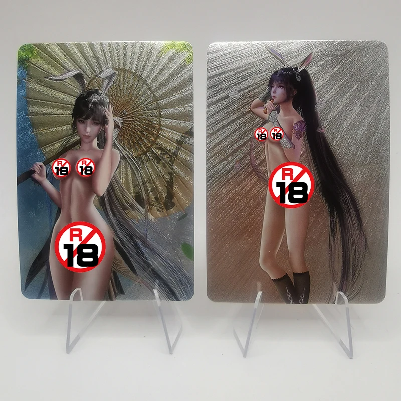 W magazynie 6Pcs/set Soul Land Xiaowu Hu Liena Qian Renxue Bi Bidong Goddess Sexy Anime Girls Game Collection Cards Xmas Gift Toys