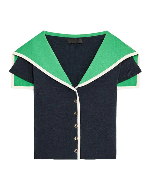 الخريف المرأة محبوك ort Sve V-Ne اللون العلوي Blo زر واحد عادية Sle سليم صالح ألياف البوليستر 553690