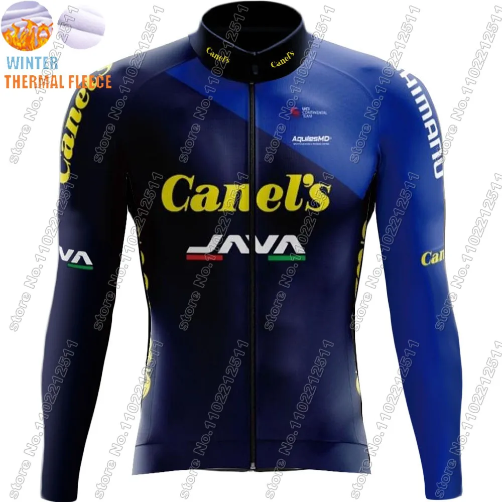 Canel's Java 2024 Cycling Jersey Set Mexico Team Winter Clothing Suit Long Sleeve MTB Bike Road Pants Bib Ropa Ciclismo Maillot