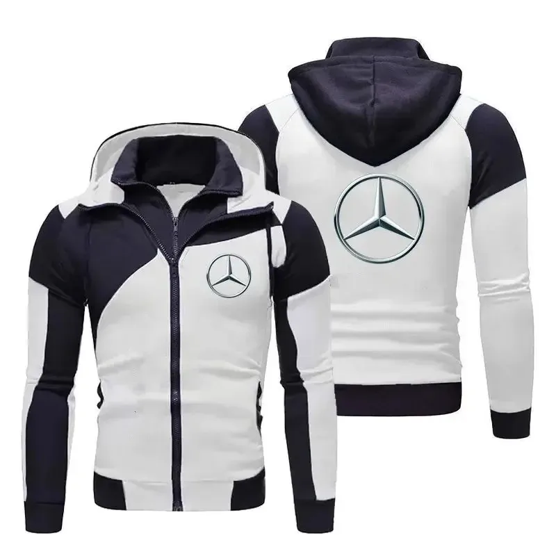 The Latest Double Zipper Jacket, Outdoor Slim Fit and Fashionable Sports Zipper Jacket, Motorcycle Racing Jacket, Outer Garment