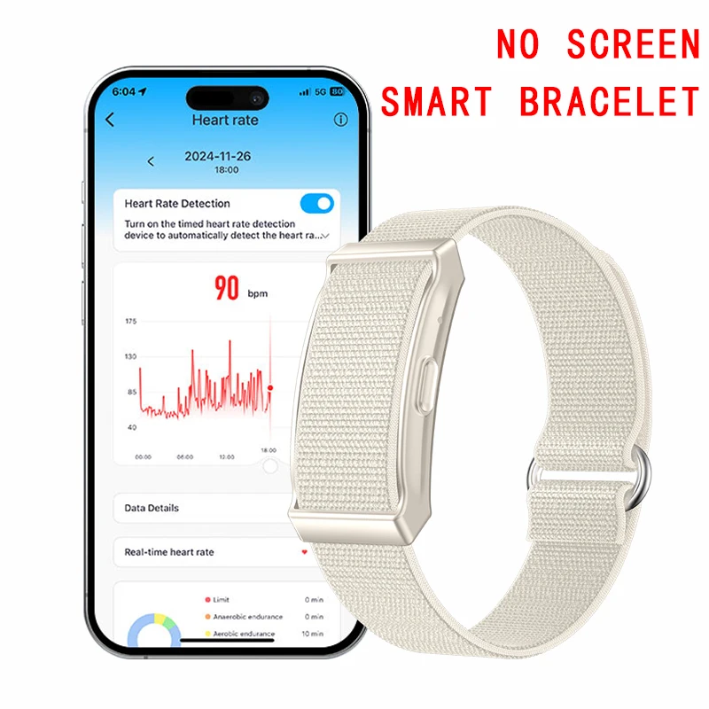 

Спортивное обнаружение данных Смарт-браслет Мониторинг различных данных на упражнениях для сердечного ритма и дыхания Спортивные умные часы для фитнеса