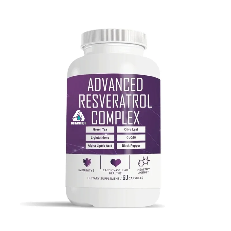 Advanced Resveratrol Complex -1400mg Antioxidant Supplement Containing Coenzyme Q10, L-Glutathione, Alpha Lipoic Acid