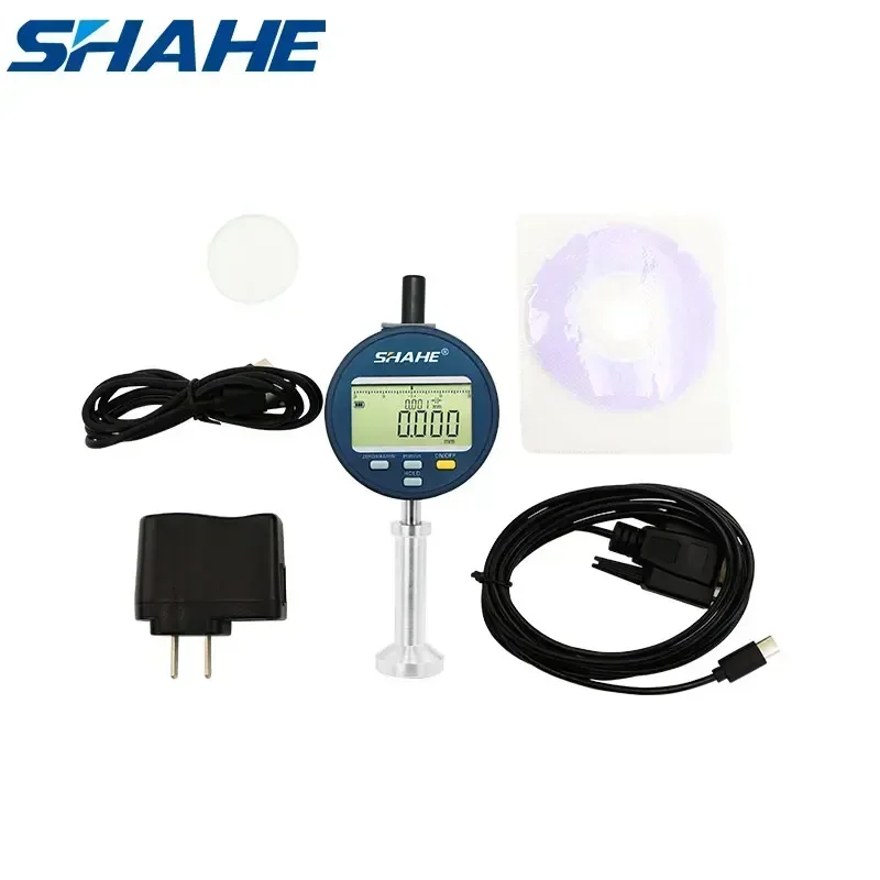 SHAHE Handheld Digital Surface Roughness Tester Meter 0-6500um Portable Surface Profilometer Measuring Resolution 1um