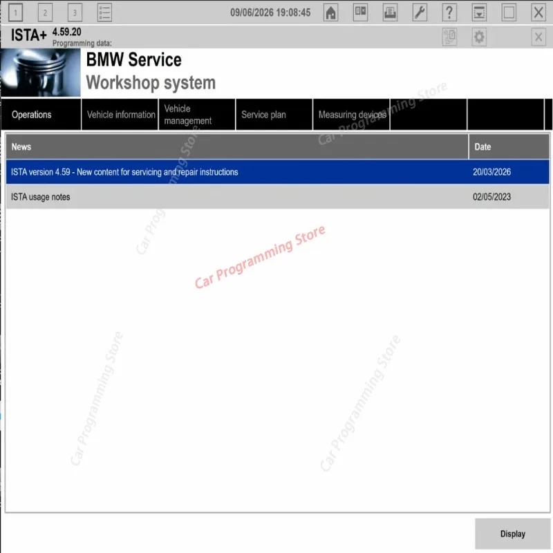 2026 hot sell new Latest For B-M-W ISTA 4.39 plus full diagnostic software  car program pc history map Circuit diagram Parts