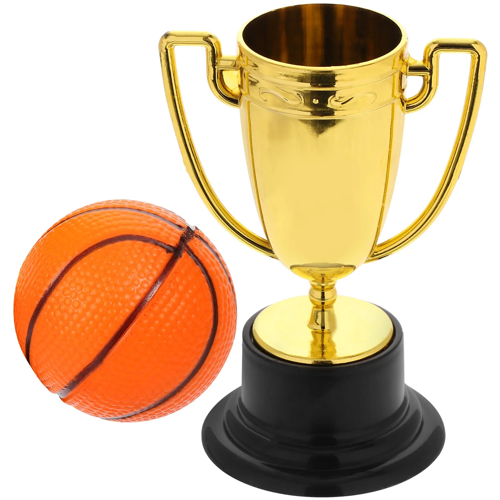 1Set Mini Competition Trophy Stable Long-Lasting Plastic Award Trophy Cup for Party Celebration Winner Ceremony Event