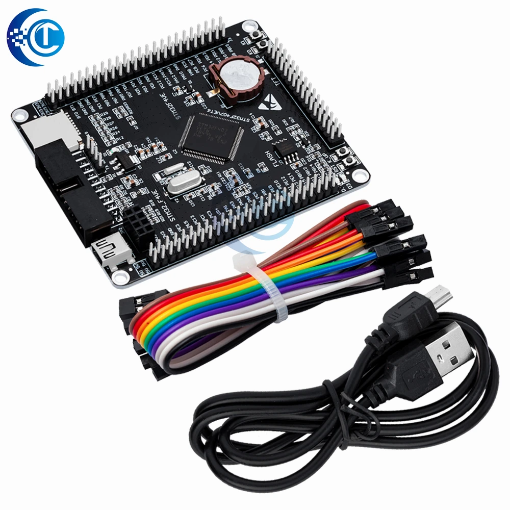 1pcs 3.2-inch TFT LCD with Resistive Touch Screen - ILI9341- STM32F407VET6 Development Board Black