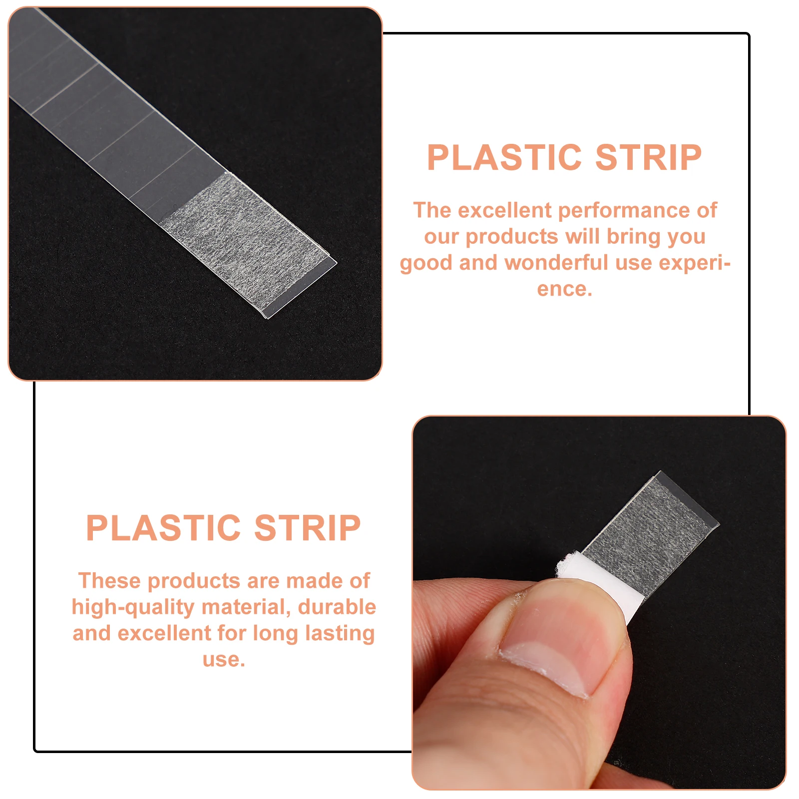 

Shield Advertising Folder Price Tag Display Strip Commodity Supermarket Dual-head Adhesive Brackets