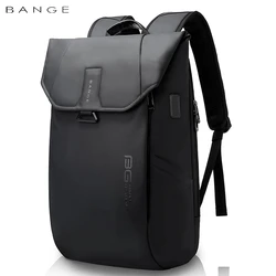 BANGE Unique Men Anti theft Waterproof Laptop Backpack 15.6 Inch Daily Work Business Backpack School back pack mochila for women